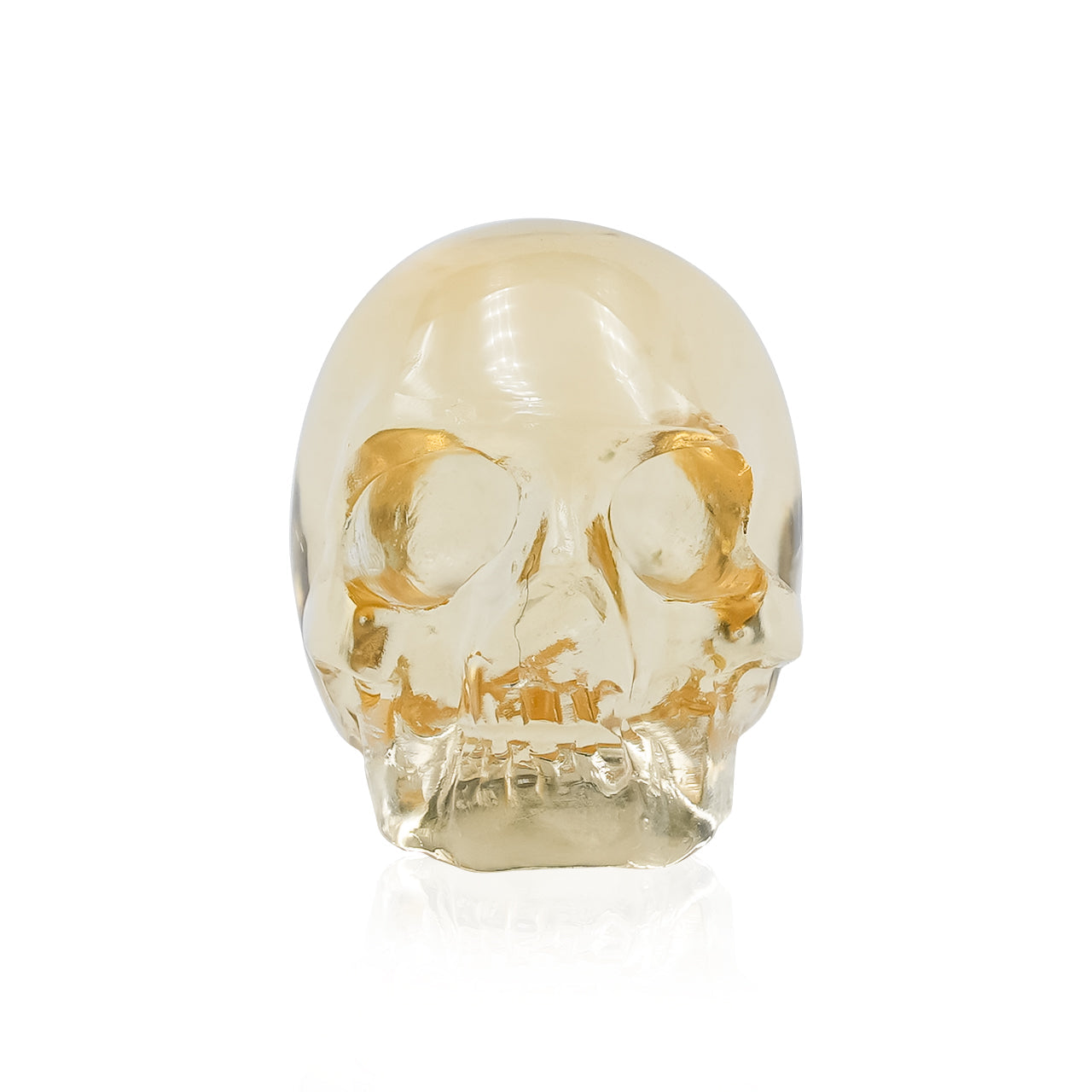 Starborn Citrine Mini Skull Carving - 1 Piece