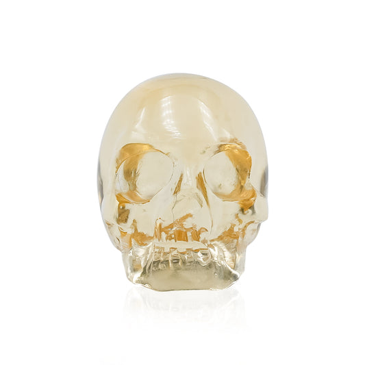 Starborn Citrine Mini Skull Carving - 1 Piece