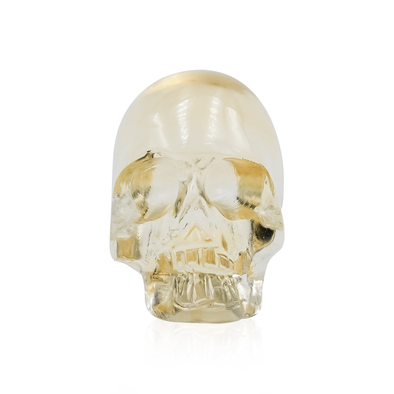Starborn Citrine Mini Skull Carving - 1 Piece