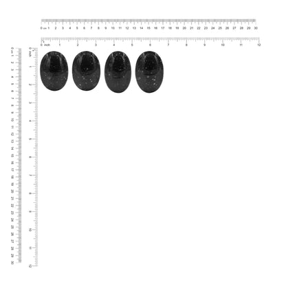 Starborn Galaxy Obsidian Polished Palm Stone - Medium