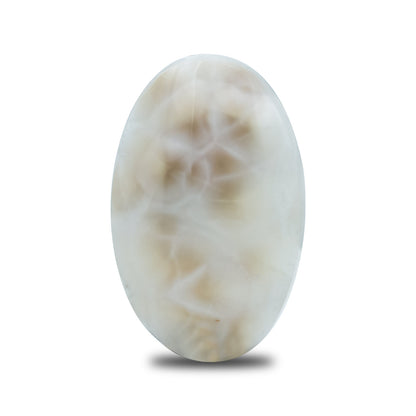 Starborn Pink Natrolite Oval Cabochon (18x30mm) - 1 Piece
