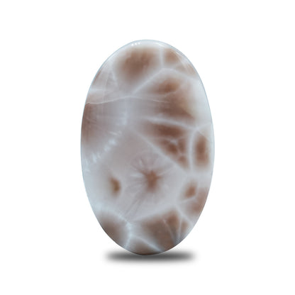 Starborn Pink Natrolite Oval Cabochon (18x30mm) - 1 Piece