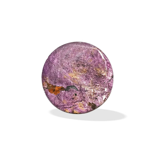 Starborn Purpurite One-of-a-Kind Round Cabochon (32mm) - 1 Piece