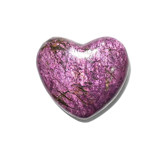 Starborn Hand Carved Purpurite Heart (18-20mm) - 1 Piece
