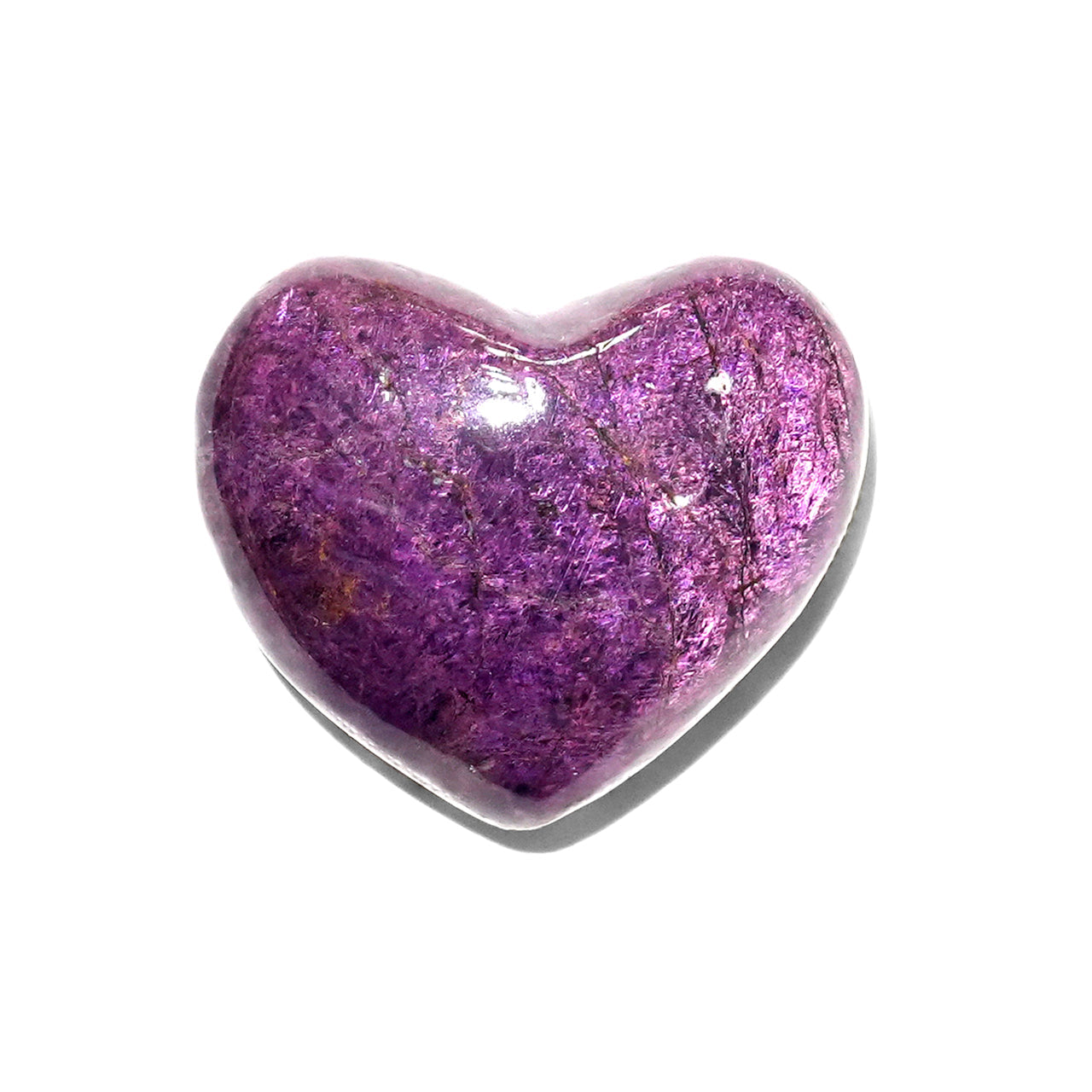 Starborn Hand Carved Purpurite Heart (18-20mm) - 1 Piece