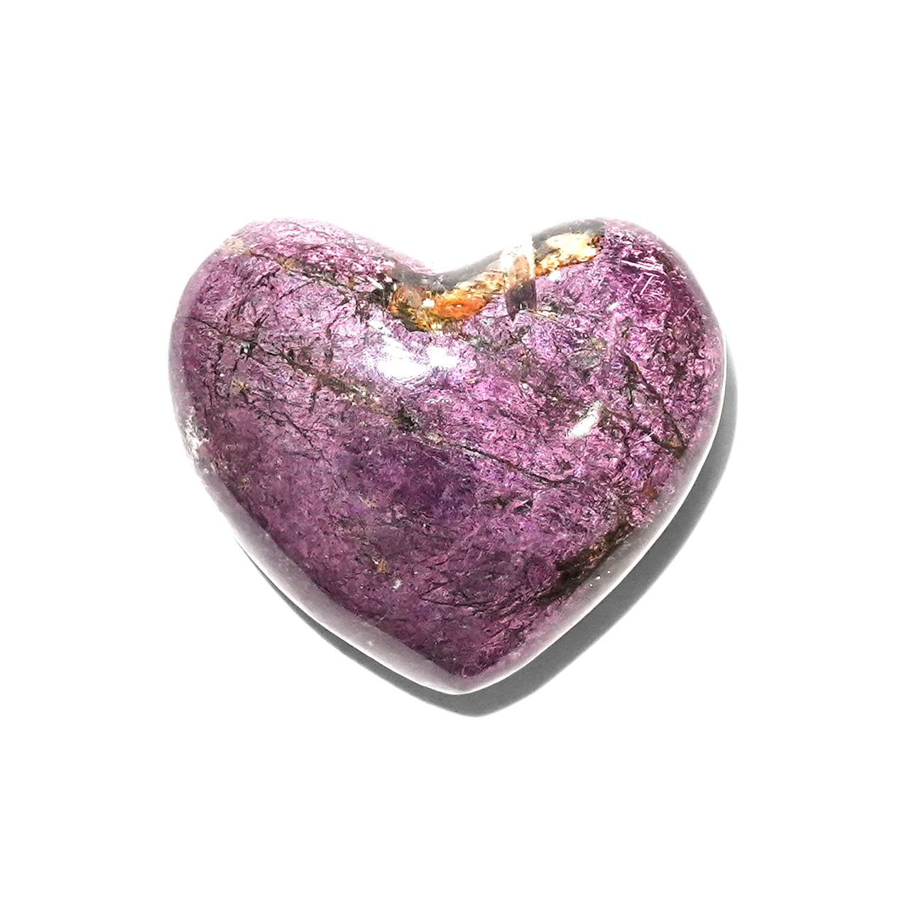 Starborn Hand Carved Purpurite Heart (18-20mm) - 1 Piece