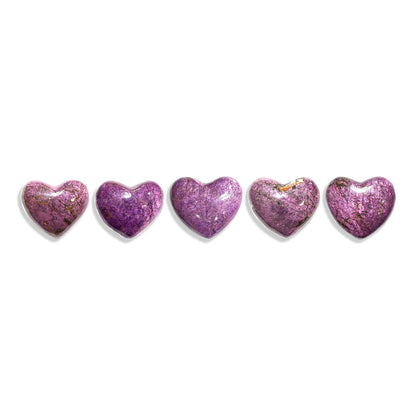Starborn Hand Carved Purpurite Heart (18-20mm) - 1 Piece