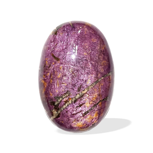 Starborn Polished Purpurite Palm Stone (90-115 grams)