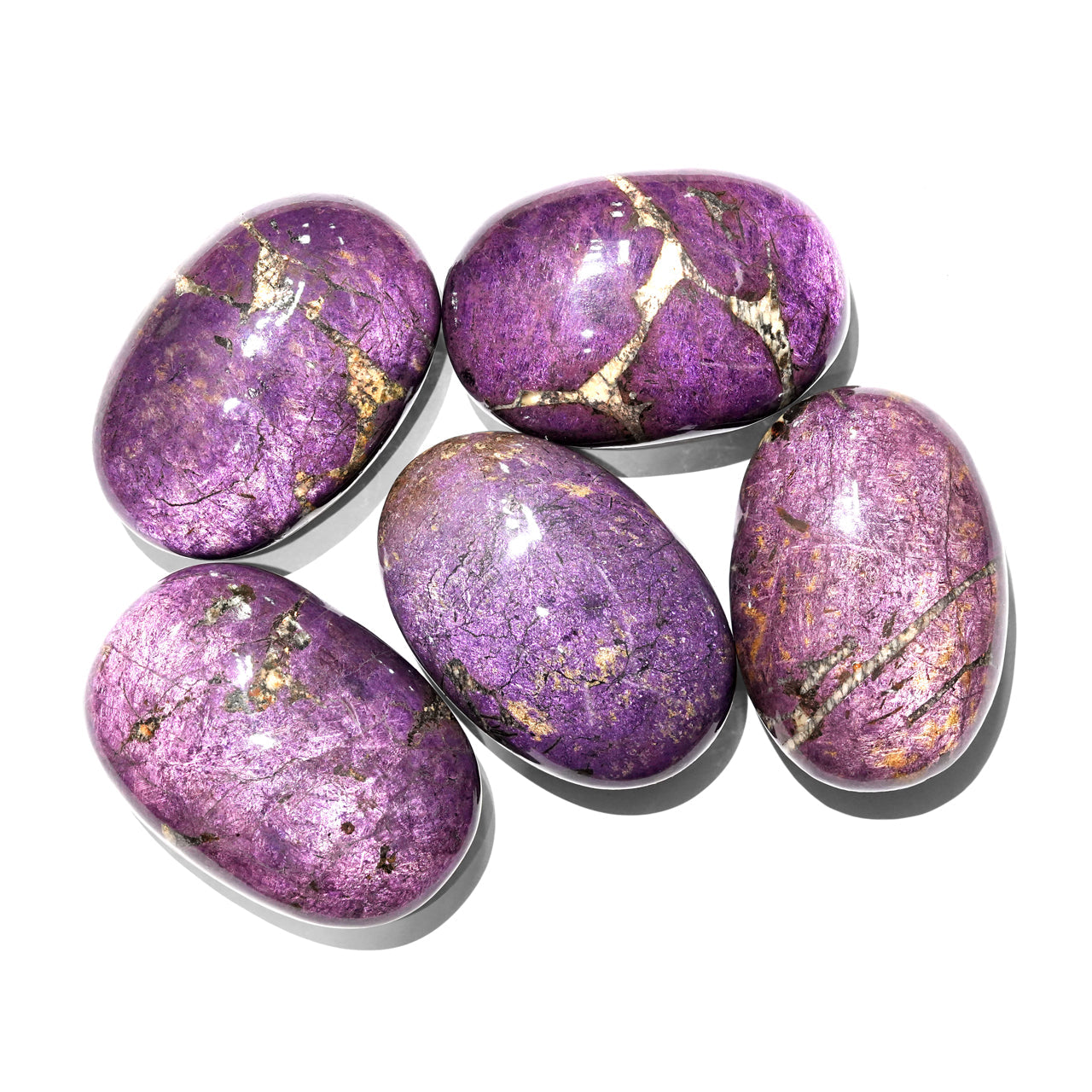 Starborn Polished Purpurite Palm Stone (90-115 grams)
