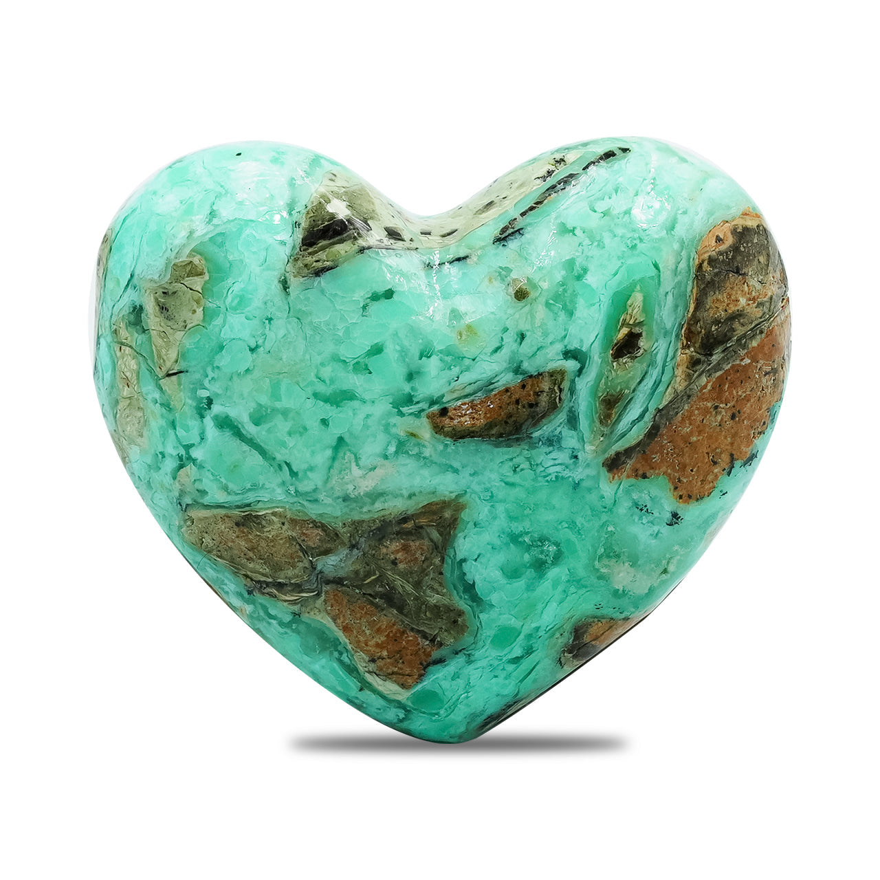 Starborn Smithsonite Heart Cabochon 21-23 mm - 1 Piece