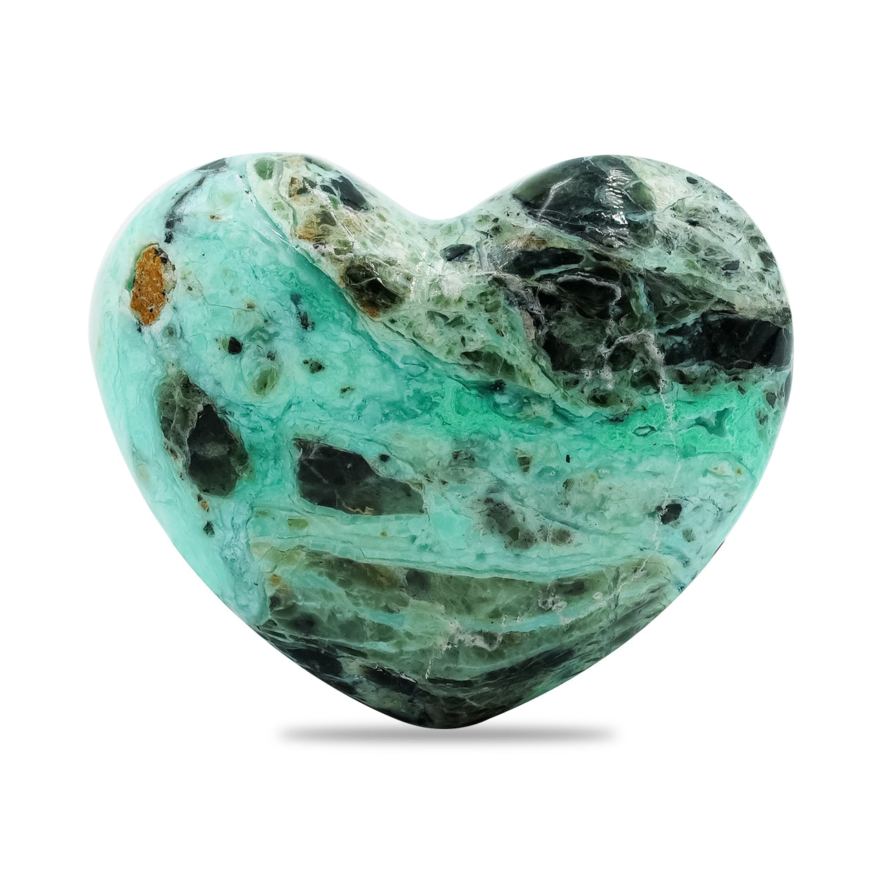 Starborn Smithsonite Heart Cabochon 21-23 mm - 1 Piece