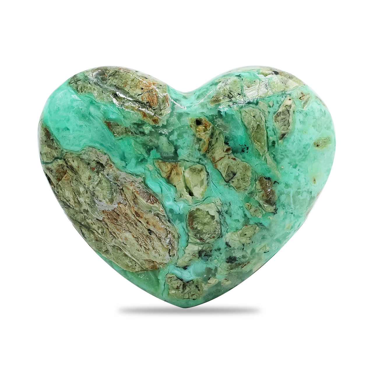 Starborn Smithsonite Heart Cabochon 21-23 mm - 1 Piece