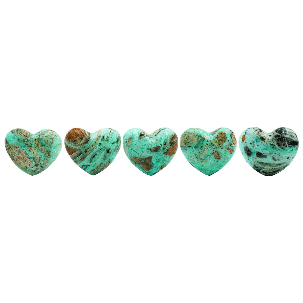 Starborn Smithsonite Heart Cabochon 21-23 mm - 1 Piece