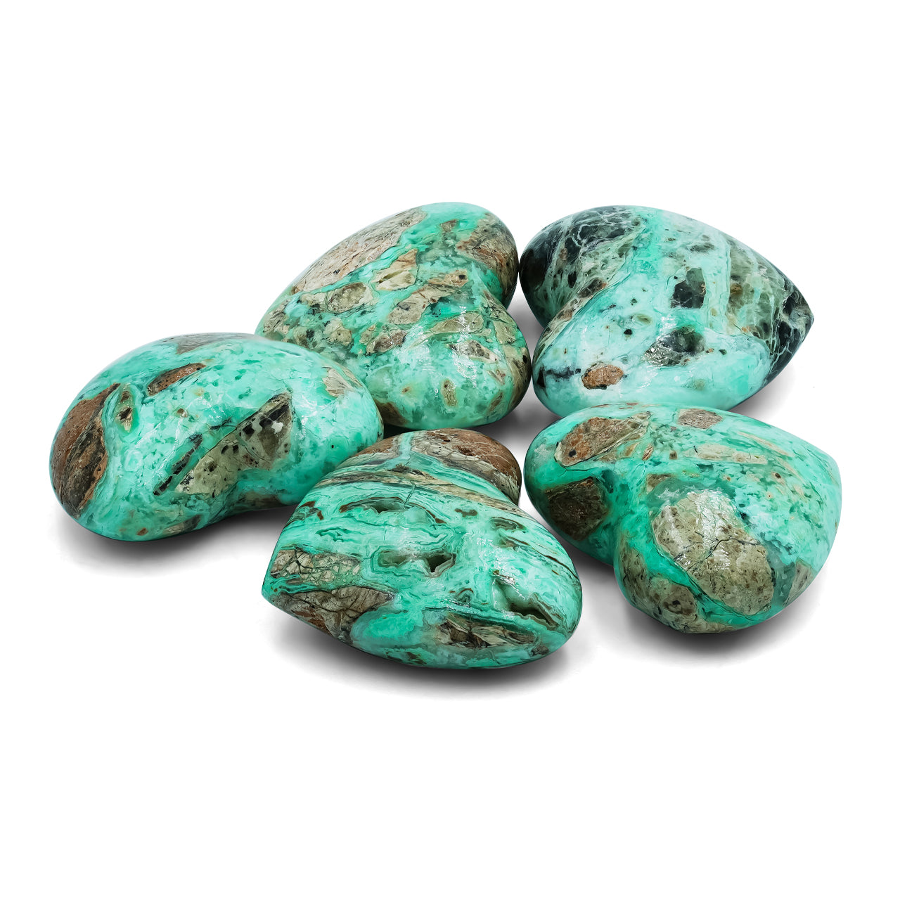 Starborn Smithsonite Heart Cabochon 21-23 mm - 1 Piece