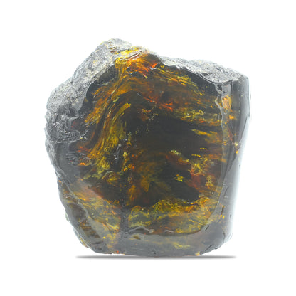 Starborn Polished Lion's Mane Sumatra Amber Collector (180g-200g) - 1 Piece