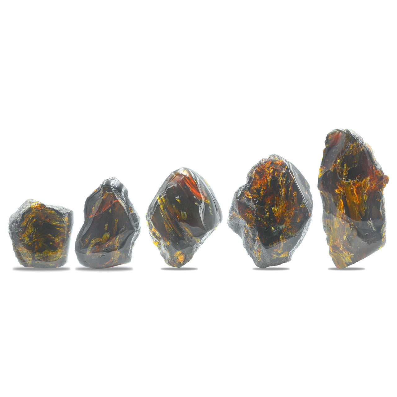 Starborn Polished Lion's Mane Sumatra Amber Collector (180g-200g) - 1 Piece