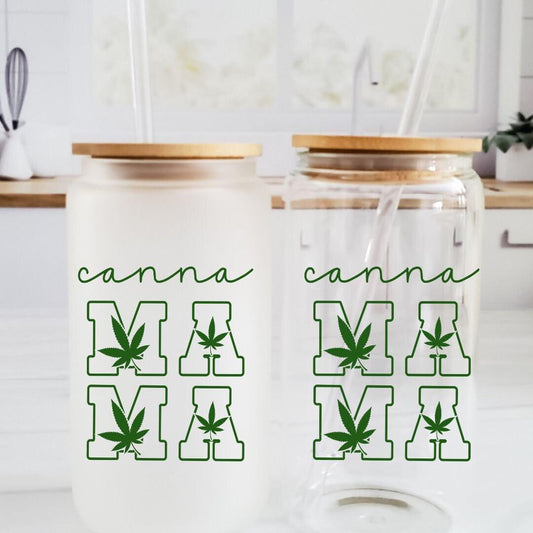 CannaMama Glass Can Cup