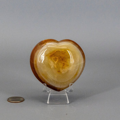 Carnelian Agate Heart
