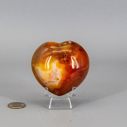 Carnelian Agate Heart