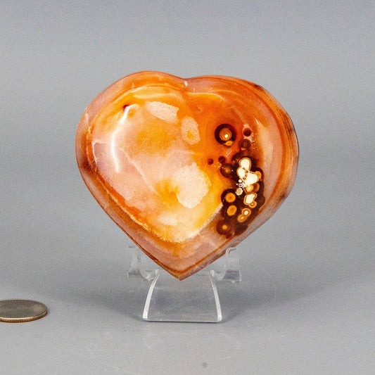 Carnelian Agate Heart