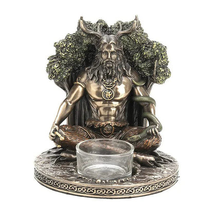 Celtic God & Goddess Candle Holder