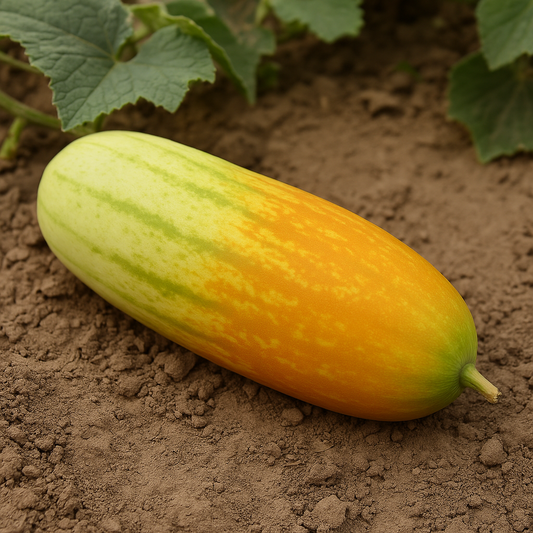 Indian Cucumber Bicolor Seeds for Planting – High Yield, Heirloom, Non-GMO Vegetable Seeds for Home and Kitchen Garden