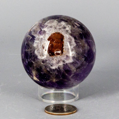 Chevron Amethyst Spheres 58-71MM