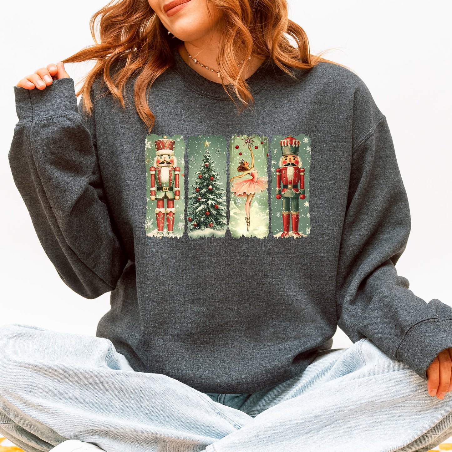 Christmas, Nutcracker Ballet, Vintage Sweatshirt