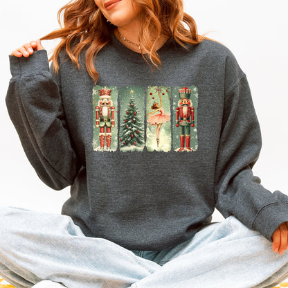 Christmas, Nutcracker Ballet, Vintage Sweatshirt