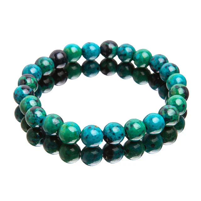 Chrysocolla Diabetes Support Crystal Bracelet