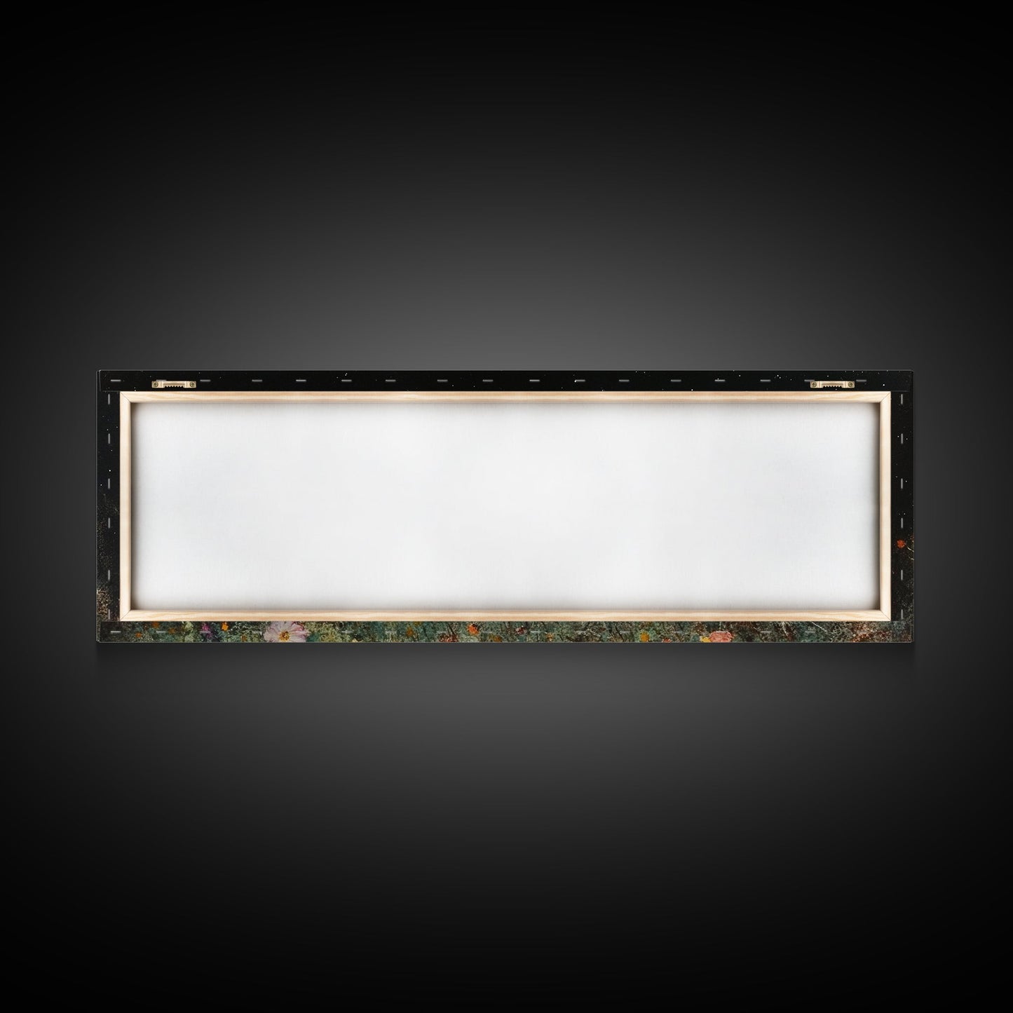 Dark & Moody Wild Flowers Canvas Print