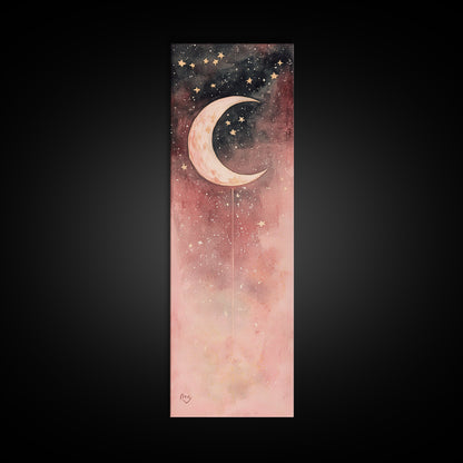 Crescent Moon Canvas Print