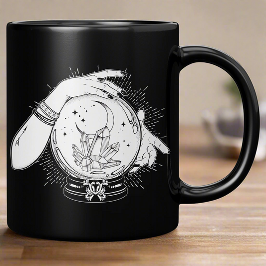 Crystal Ball Ceramic Mug, 11oz