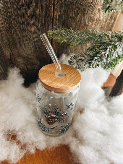 Juniper & Pine Glass, handmade