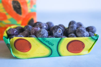 BULK ROLL Beeswax Wrap - Avocado Print