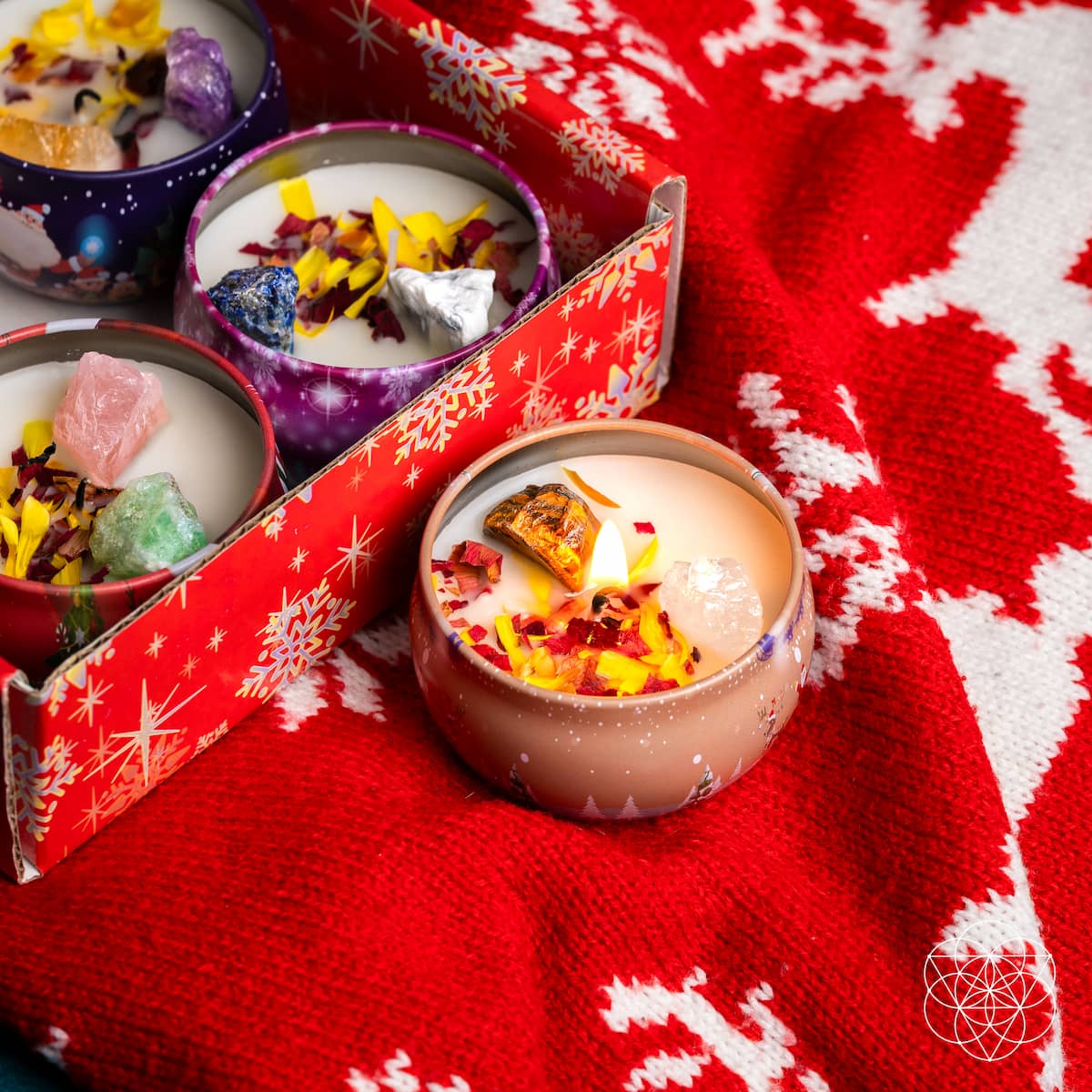 Christmas Candle Set: The Empath’s Holiday Survival Kit