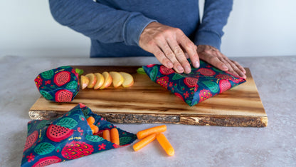 BULK ROLL Beeswax Wrap - Dragonfruit Print