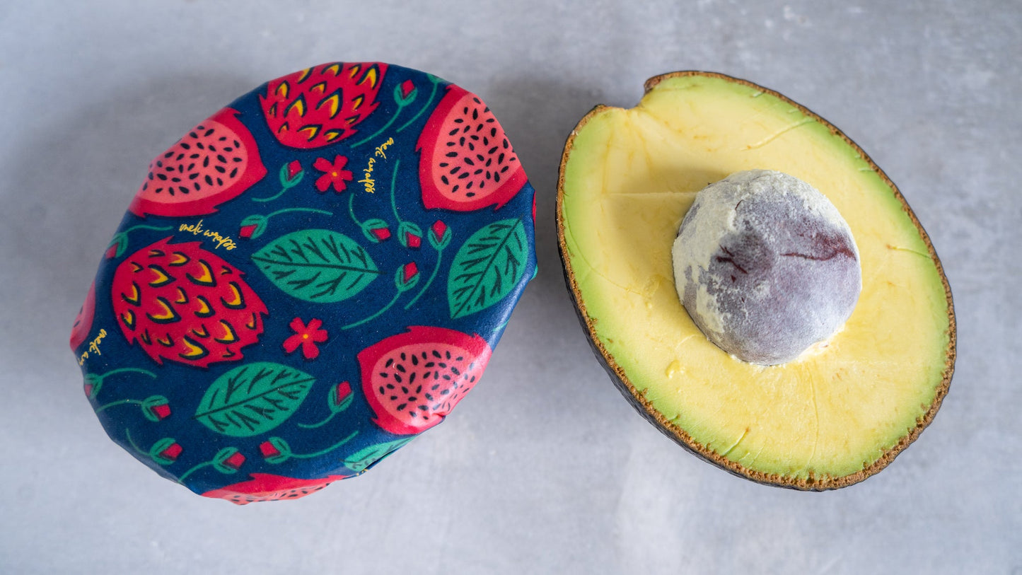 BULK ROLL Beeswax Wrap - Dragonfruit Print