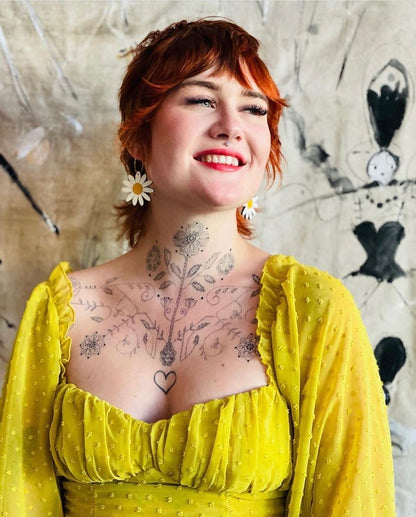 70s Daisy Hoops