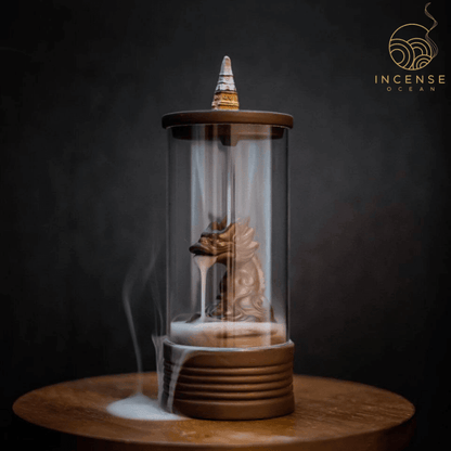 Waterfall Dragon Incense Cone Burner