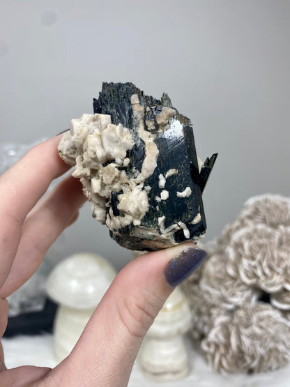 Mixed Raw Specimen from Malawi | Feldspar, Aegirine, Smoky Quartz