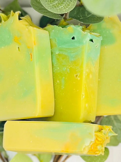 White Lilly * Aloe --  Handmade Soap Bar