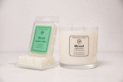 "Blessed" Affirmation Candle -  17.5 oz