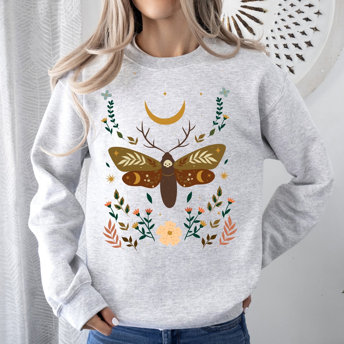 Enchanted Moth Garden - Sweatshirt