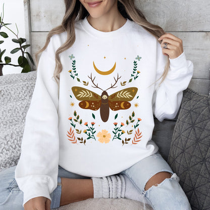 Enchanted Moth Garden - Sweatshirt