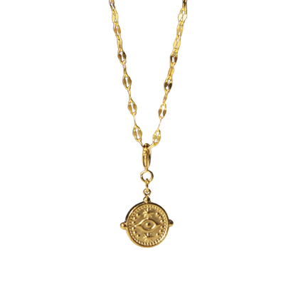 Serpent Coin Necklace