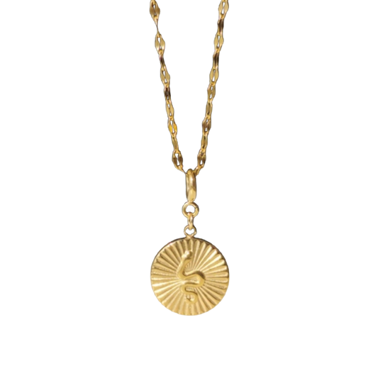 Serpent Coin Necklace