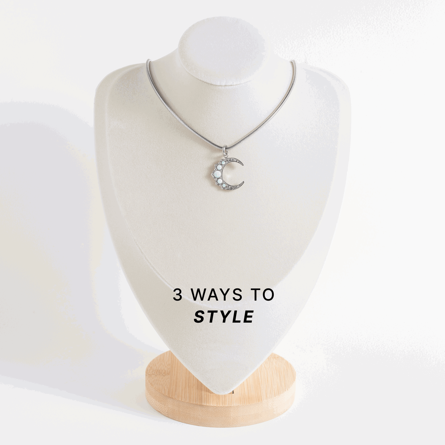 Opal Moon Interchangeable Charm