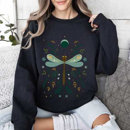 Floral Night Sky - Sweatshirt