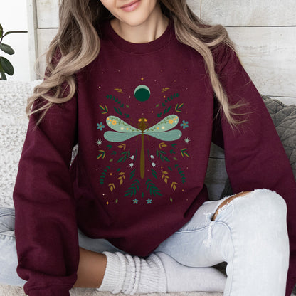 Floral Night Sky - Sweatshirt
